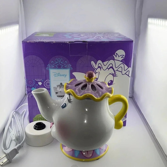 Scentsy Home DISNEY Beauty & The Beast Mrs. Potts Full Size Wax Warmer w/Box - Picture 8 of 15